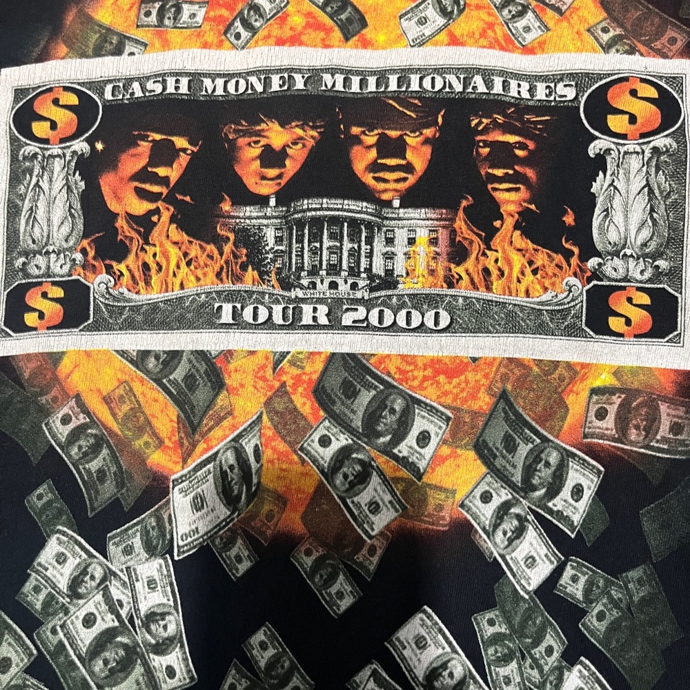 Cash money tour 2000 vintage tshirt